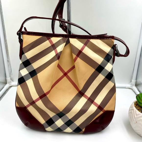 Burberry Handbags - Auth Burberry Crossbody Sling Bag